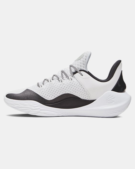 Unisex Curry 11 Bruce Lee 'Wind' Basketball Shoes in White image number 1
